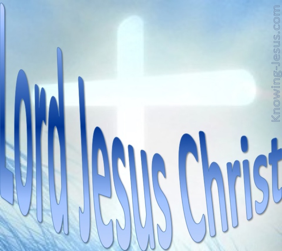 JESUS - Lord Jesus Christ (blue)
